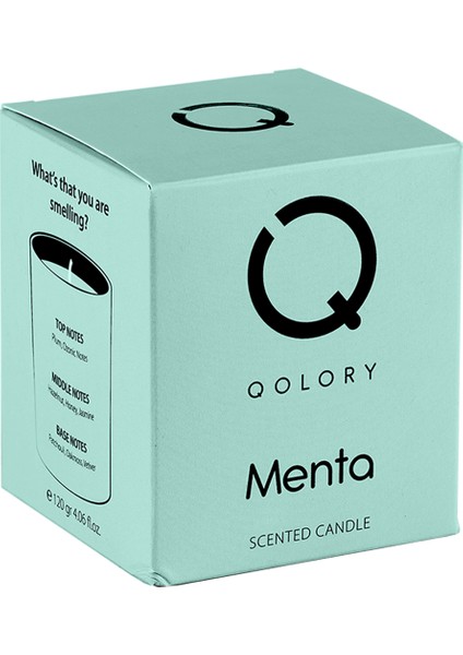 Menta Scented Candle 120 gr Dekoratif Kokulu Mum