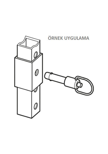 MS17987C626 Çabuk Bağlantı Misketli Kilit Pimi ( Quick Release Ball Lock Pins )