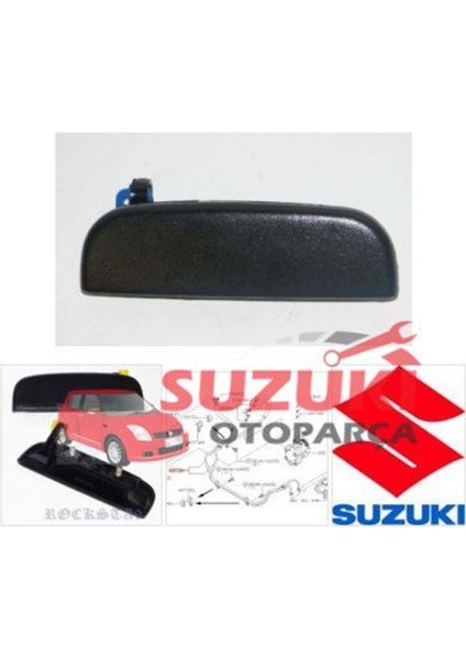 Suzuki Alto 02-06 Ön Kapı Kolu Dış Sağ