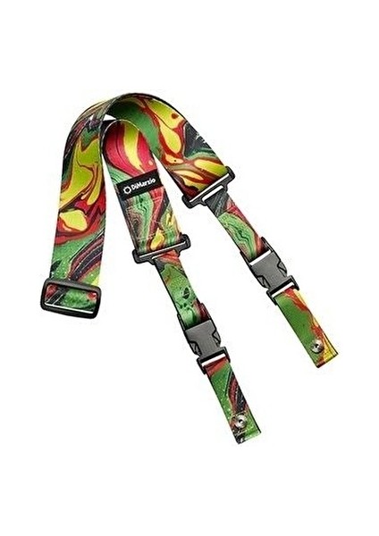 Dımarzıo DD2241 Steve Vai Cliplock Green Uni-Verse Gitar Askısı