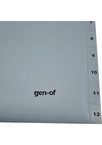 Ayraç Seperatör 1-12 Rakamlı (GEN-1305)