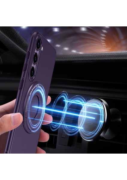 Samsung Galaxy S23 Kickstand Pc+Tpu Telefon Kasası Araba Montaj Telefon Kapağı Için (Yurt Dışından)