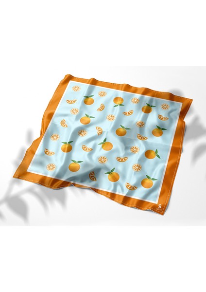 Orange Ipek Fular