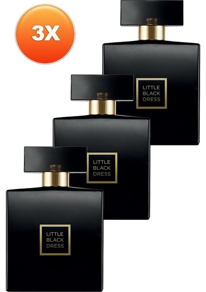 Little Black Dress 50 ml Edp Bayan Parfüm 3 Adet