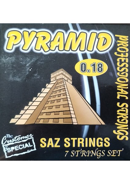 Pyramid 0.18 Kısa Sap Bağlama Teli