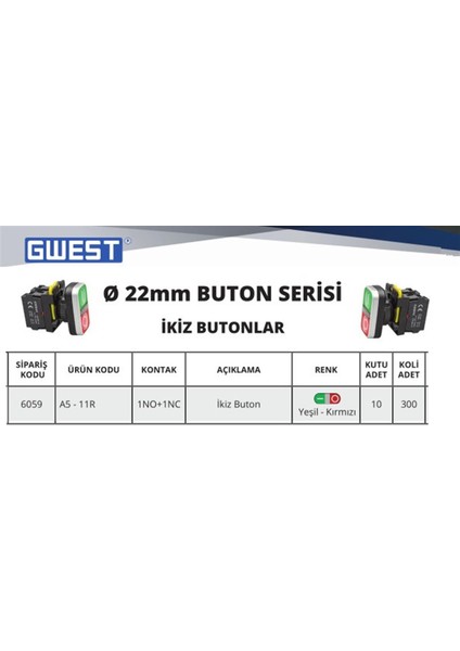 A5-11R Ikiz Buton