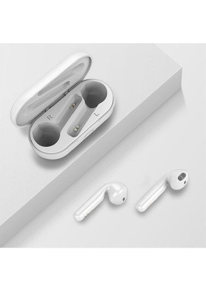 Bluetooth Uyumlu 5.0 Kablosuz Kulaklık - Beyaz (Yurt Dışından)