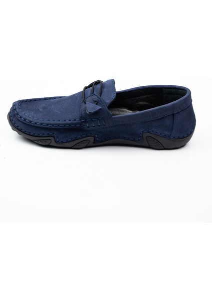 231224 Lacivert Nubuk Deri Erkek Günlük Ayakkabı modelleri