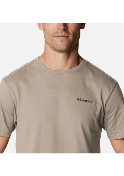 North Cascades Short Sleeve Erkek Bej Spor Tişört indirimleri