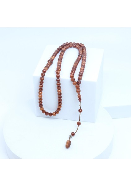 99'lu Basık Küre Kesim Sıkma Kehribar Dua Tesbihi -Z3633 fiyatları