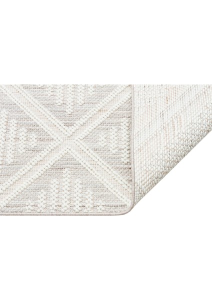 Cozy Czy 03 Grey Cream Hav Toz Vermez Modern Örgü Dokuma Makine Halısı indirimleri