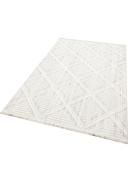 Cozy Czy 03 Grey Cream Hav Toz Vermez Modern Örgü Dokuma Makine Halısı fiyatları