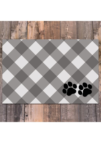Vinil Kaymaz Tabanlı Keçe Baskılı Evcil Hayvan Pet Mama Paspası 30x45 fiyatları