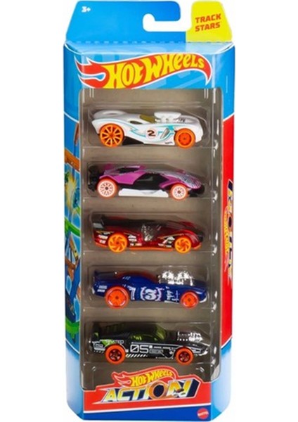 5'li Araba Seti 01806 HLY66 Hot Wheels Action