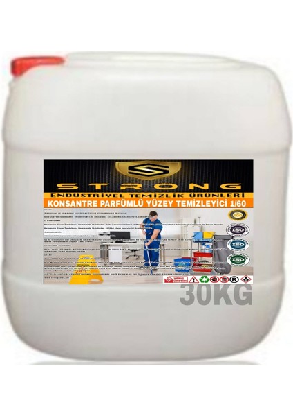 Yüzey Temizleyici Parfümlü 1/60 Konsantre 30 kg