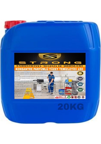Yüzey Temizleyici Parfümlü 1/60 Konsantre 20 kg