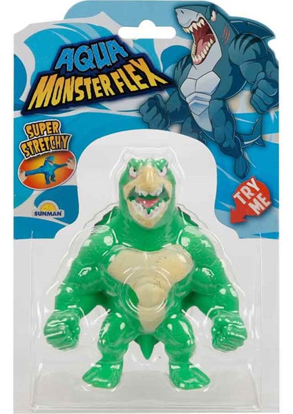 Monster Flex Aqua Süper Esnek Figür 15 cm 11931 Turtle Jim