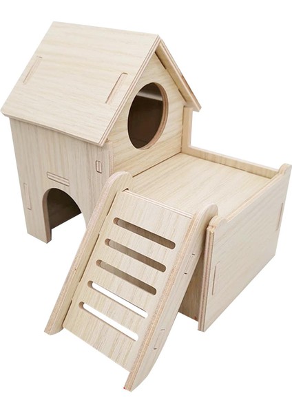 Hamster House Egzersiz Oyuncak Habitat Dekor Kafesi Fare Hamster Gine Pig 15.5CMX15CMX14CM (Yurt Dışından) modelleri