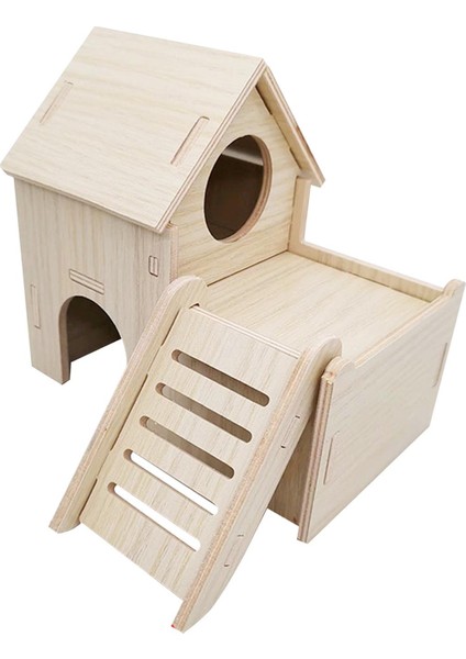 Hamster House Egzersiz Oyuncak Habitat Dekor Kafesi Fare Hamster Gine Pig 15.5CMX15CMX14CM (Yurt Dışından) fırsatları