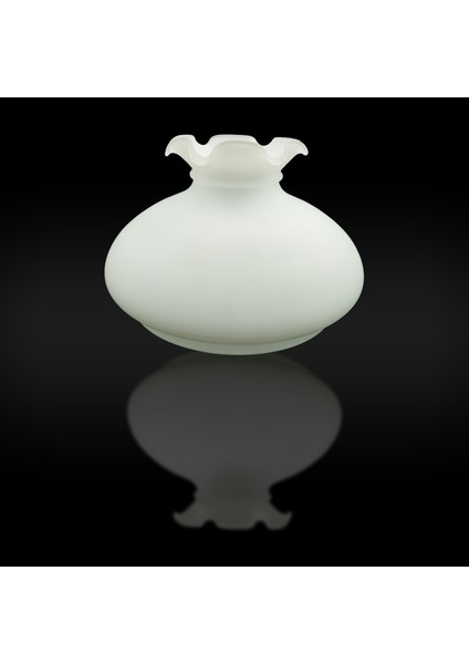 Alaaddin Cam Beyaz Renkte (Alt Çap: 24.00cm-h:19.00cm)