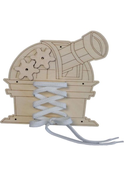 Toddlers Meşgul Kurul Parçası Montessori Meşgul Kurul Parçası Çocukların Boys Gear And Lace (Yurt Dışından)