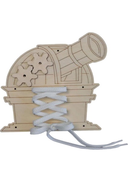 Toddlers Meşgul Kurul Parçası Montessori Meşgul Kurul Parçası Çocukların Boys Gear And Lace (Yurt Dışından)