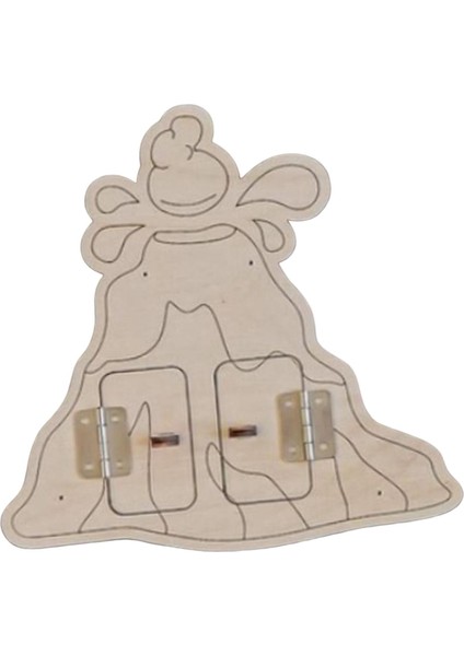 Toddlers Meşgul Kurul Parçası Montessori Meşgul Kurul Parçası Çocuklar Için Boys Door (Yurt Dışından)