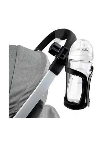 Buffer® Bebek Arabası Bisiklet Uyumlu Ayarlanabilir Şişe Biberon ve Suluk Tutucu