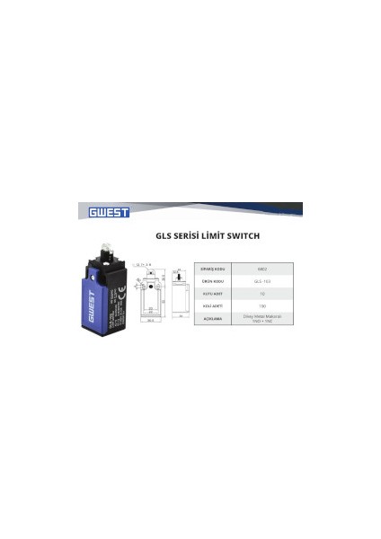 GLS-103 Lımıt Swıtch