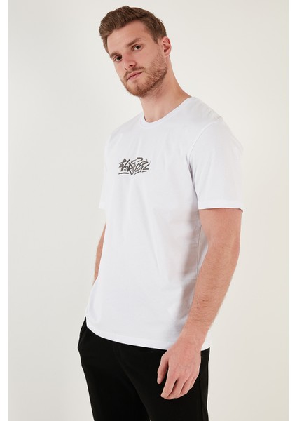 Pamuk Relaxed Fit Bisiklet Yaka T Shirt Erkek T Shirt 5902603 modelleri