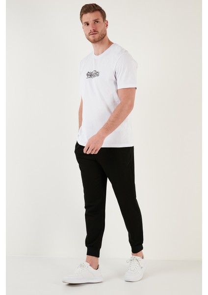 Pamuk Relaxed Fit Bisiklet Yaka T Shirt Erkek T Shirt 5902603 fırsatları