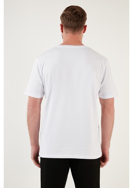 Pamuk Relaxed Fit Bisiklet Yaka T Shirt Erkek T Shirt 5902603 indirimleri