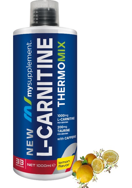 L-Carnitine Thermomix - Limon Aromalı - 1000 mg L-Karnitin 1000 ml