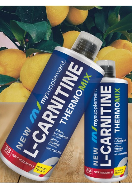 L-Carnitine Thermomix - Limon Aromalı - 1000 mg L-Karnitin 1000 ml