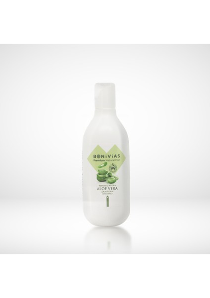 Aleovera Nemlendirici Sülfatsız Vegan Şampuan % 99 Aloevera