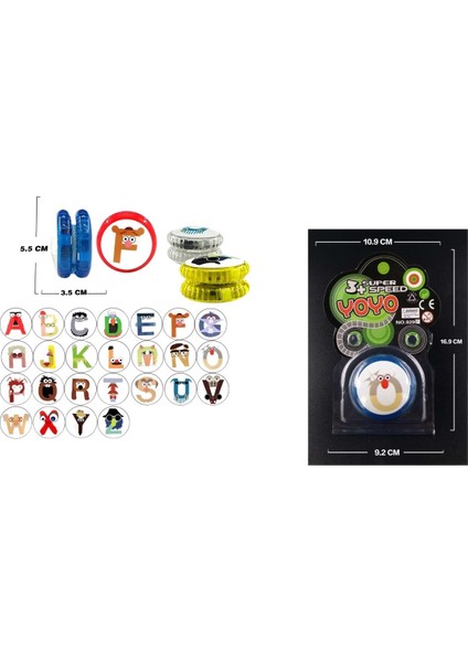 Duyarlı Yoyo Alüminyum Yo Yo Çocuklar Için Acemi Değiştirme Tepkisiz Top (3 Adet) (Yurt Dışından) fırsatları