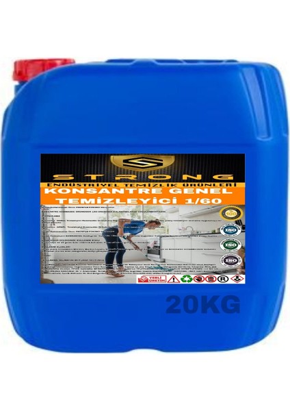 Genel Temizleyici 1/60 Konsantre 20 kg