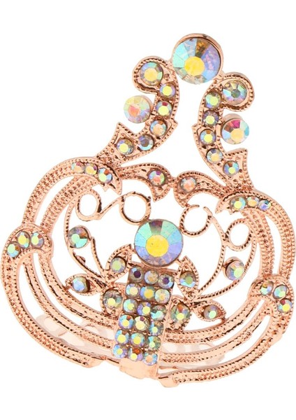 Clear Diamond Mini Crown Tiara Gelin Nedime Düğün Prom Saç Takı Gül Altın (Yurt Dışından) indirimleri