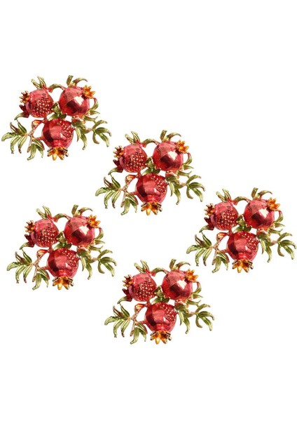 5pcs Dıy Düğün Kristal Nar Başlık Mücevher Aksesuarları (Yurt Dışından)