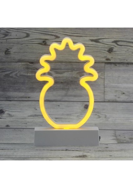 Pıneapple LED Light Neon LED Işıklı Ananas Pilli LED Işık Gün Işığı LED Işık Kır Düğünü Dekorları