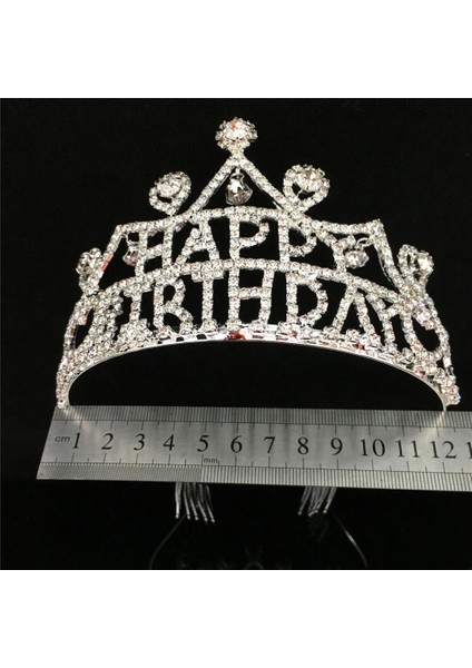 Düğün Gelin Nedime Doğum Günü Prom Partisi Crystal Pearl Tiara Crown Başlık (Yurt Dışından) fırsatları