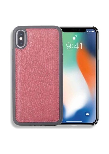 Bordo Deri iPhone x / Xs Kılıfı