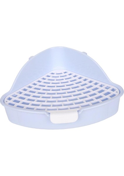 Tavşan Çöp Kutusu Yatak Kutusu Bunnies Tavşan Malzemeleri Için Köşe Tuvalet Kutusu Mavi (Yurt Dışından) fırsatları