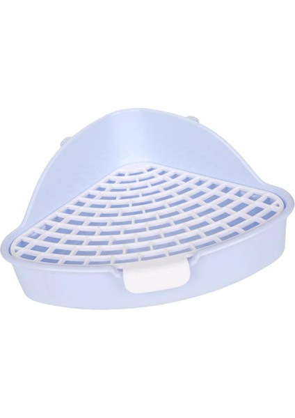 Tavşan Çöp Kutusu Yatak Kutusu Bunnies Tavşan Malzemeleri Için Köşe Tuvalet Kutusu Mavi (Yurt Dışından) indirimleri