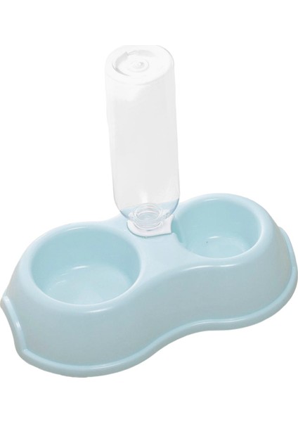 Evcil Hayvanlar Su ve Gıda Kase Seti Köpek Yavrusu Besleyici Içme Çift Kedi Köpekler Kase Mavi (Yurt Dışından) fiyatları