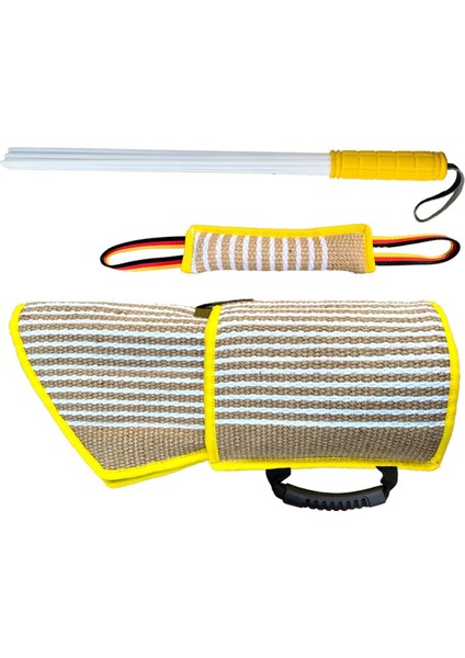 3pcs Köpek Isırığı Eğitimi Set Köpek Isırığı Tug Oyuncak Evcil Hayvan Malzemeleri Sarı Isırma (Yurt Dışından) fiyatları