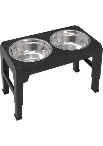 Yükseltilmiş Köpek Kaseleri Yükseltilmiş Pet Bowl Stand Ayarlanabilir Yükseklik Besleme Kasesi (Yurt Dışından)
