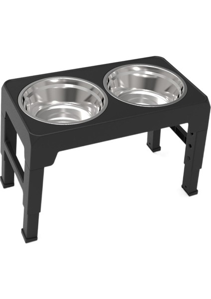 Yükseltilmiş Köpek Kaseleri Yükseltilmiş Pet Bowl Stand Ayarlanabilir Yükseklik Besleme Kasesi (Yurt Dışından)