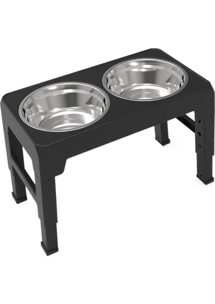 Yükseltilmiş Köpek Kaseleri Yükseltilmiş Pet Bowl Stand Ayarlanabilir Yükseklik Besleme Kasesi (Yurt Dışından)