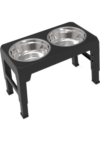 Yükseltilmiş Köpek Kaseleri Yükseltilmiş Pet Bowl Stand Ayarlanabilir Yükseklik Besleme Kasesi (Yurt Dışından)